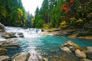 a river